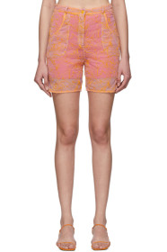Jacquemus - Pink & Orange 'Le Short Lavandou' Shorts