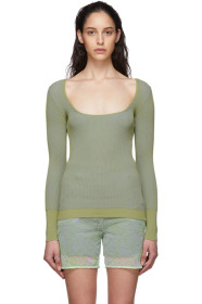 Jacquemus - Green 'Le Maille Rosa' Sweater