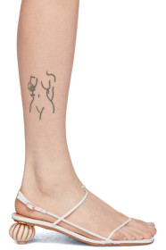 Jacquemus - White 'Les Sandales Manosque' Heeled Sandals