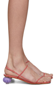 Jacquemus - Pink 'Les Sandales Manosque' Heeled Sandals