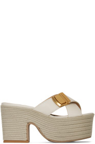 Jacquemus - Off-White 'Les Sandales Tatanes' Sandals