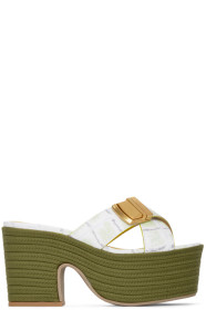 Jacquemus - Green 'Les Sandales Tatanes' Sandals