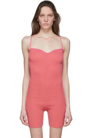 Jacquemus - Pink 'Le Body Arancia' Bodysuit