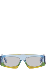 Jacquemus - Yellow & Blue 'Les Lunettes Yauco' Sunglasses