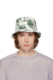 Jacquemus - White Floral 'Le Bob Gadjo' Bucket Hat