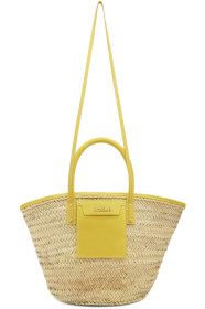 Jacquemus - Beige & Yellow 'Le Panier Soleil' Tote