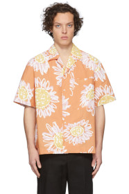 Jacquemus - Orange 'La Chemise Jean' Short Sleeve Shirt