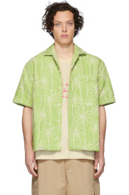 Jacquemus - Green 'La Chemise Jean' Short Sleeve Shirt
