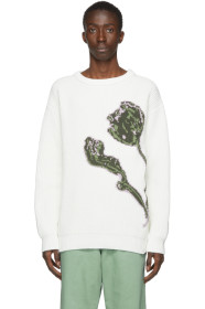 Jacquemus - 灰白色 Le Pull Artichaut 针织衫