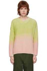 Jacquemus - Green & Pink 'Le Pull Soleil' Sweater