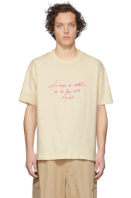 Jacquemus - Yellow 'Le T-Shirt Coup De Soleil' T-Shirt