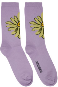 Jacquemus - Purple 'Les Chaussettes Fleurs' Socks
