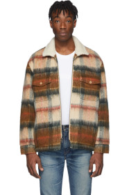Levi's Made & Crafted - Manteau en laine et sherpa brun Ranch
