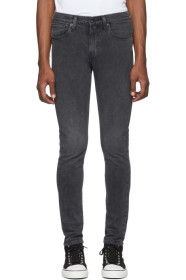 Levi's Made & Crafted - Jean noir 502 Slim Taper