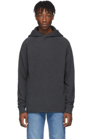 Levi's Made & Crafted - Pull à capuche gris Unhemmed