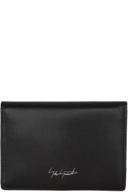 Yohji Yamamoto - Porte-cartes à logo noir