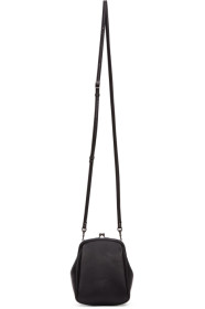 Yohji Yamamoto - Sac à bandoulière noir Clasp