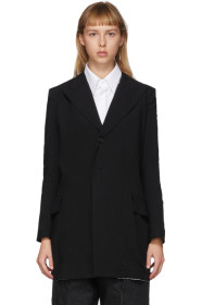 Yohji Yamamoto - Black Peek Blazer