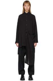 Yohji Yamamoto - Black Left Row Shirt