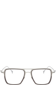 Yohji Yamamoto - Lunettes argentées et noires YY1043