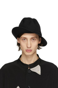Yohji Yamamoto - Black Wool Bucket Hat