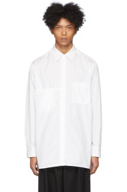 Yohji Yamamoto - 白色 Chest Panel 衬衫