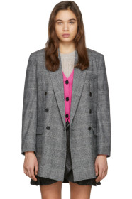 Isabel Marant Etoile - Grey Eagan Check Blazer