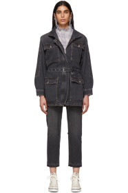 Isabel Marant Etoile - Black Denim Guila Dress