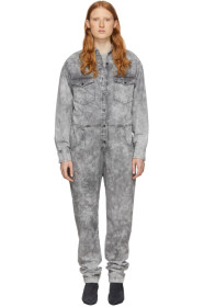 Isabel Marant Etoile - Grey Denim Idesia Jumpsuit