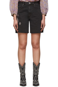 Isabel Marant Etoile - Black Denim Cinyab Shorts
