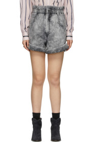 Isabel Marant Etoile - Black Denim Itea Shorts