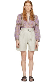 Isabel Marant Etoile - Beige Zayna Shorts