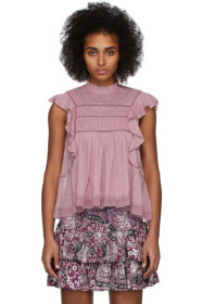Isabel Marant Etoile - Pink Vivia Blouse