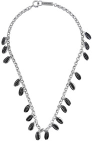 Isabel Marant - Collier noir et argenté New Amer