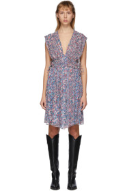 Isabel Marant - Blue & Multicolor Oaxoli Dress