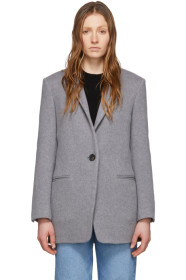 Isabel Marant - Grey Wool Felicie Coat