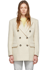 Isabel Marant - Off-White Wool Hermina Coat