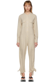 Isabel Marant - Off-White Silk Tacaia Jumpsuit