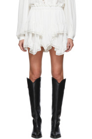 Isabel Marant - White Leocadia Shorts