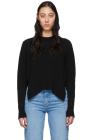Isabel Marant - Black Cashmere Chinn Crewneck Sweater