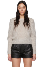 Isabel Marant - Grey Mohair Idona Crewneck Sweater