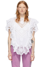 Isabel Marant - White Zainos Blouse