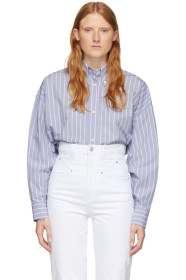Isabel Marant - Blue Silk Macao Shirt