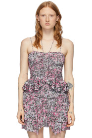 Isabel Marant - Black & Multicolor Salsa Tank Top