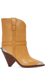 Isabel Marant - Tan Lamsy Boots