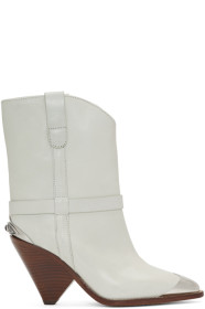 Isabel Marant - Off-White Lamsy Boots