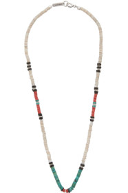 Isabel Marant - Collier en coquillage bleu et beige