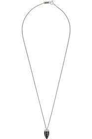 Isabel Marant - Collier noir et argenté Sautoir Long
