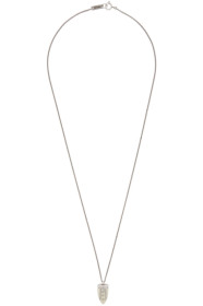 Isabel Marant - Collier blanc cassé et argenté Sautoir Long