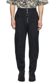 Isabel Marant - Pantalon cargo noir Tilsen